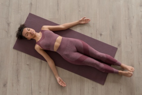 Reclined Yoga Pose
